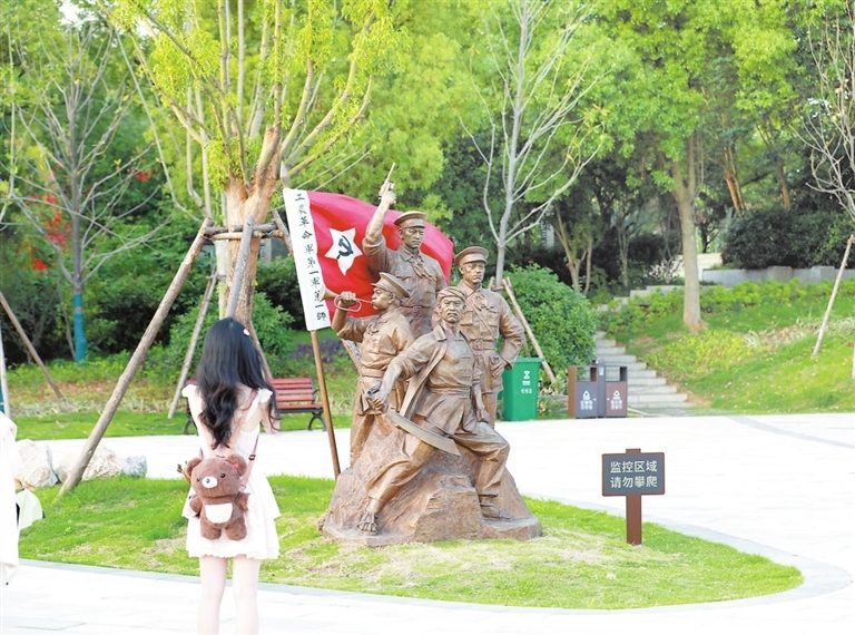 九江甘棠湖公园新添网红打卡点（图）