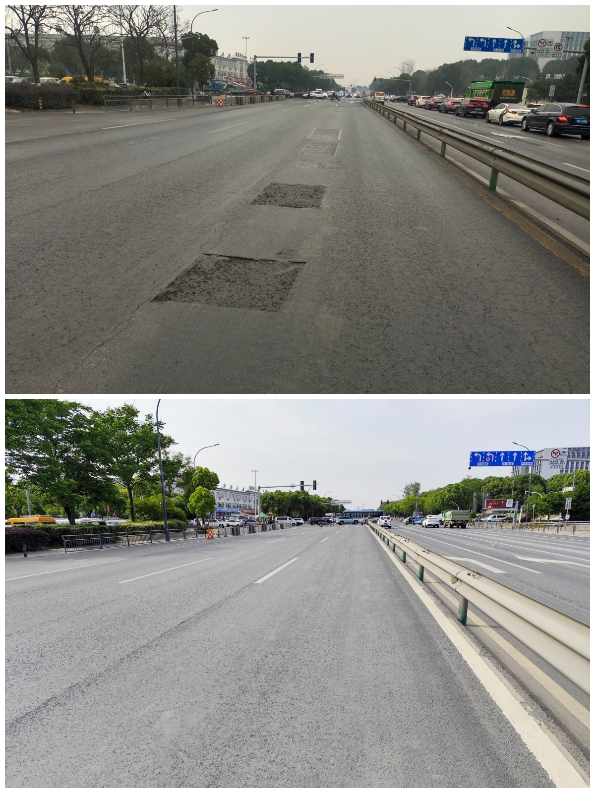 江北区应用ESMA沥青路面技术，治理重载路段“反复坑洞”难题