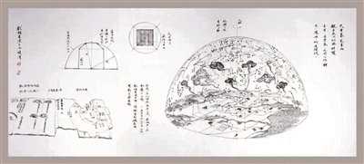 历史的琥珀:敦煌藏经洞再想象(长卷)局部 谢晓泽 宣纸水墨 2017-2024年