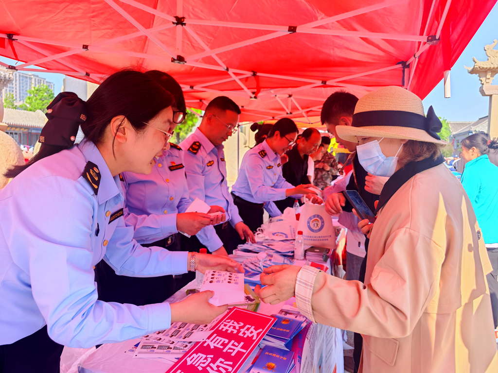 即墨区开展防灾减灾集中宣传活动