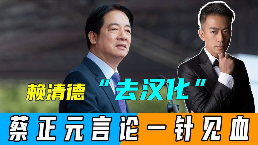 赖清德再进一步，台岛96%汉人成“其余人口” 蔡正元言论一针见血