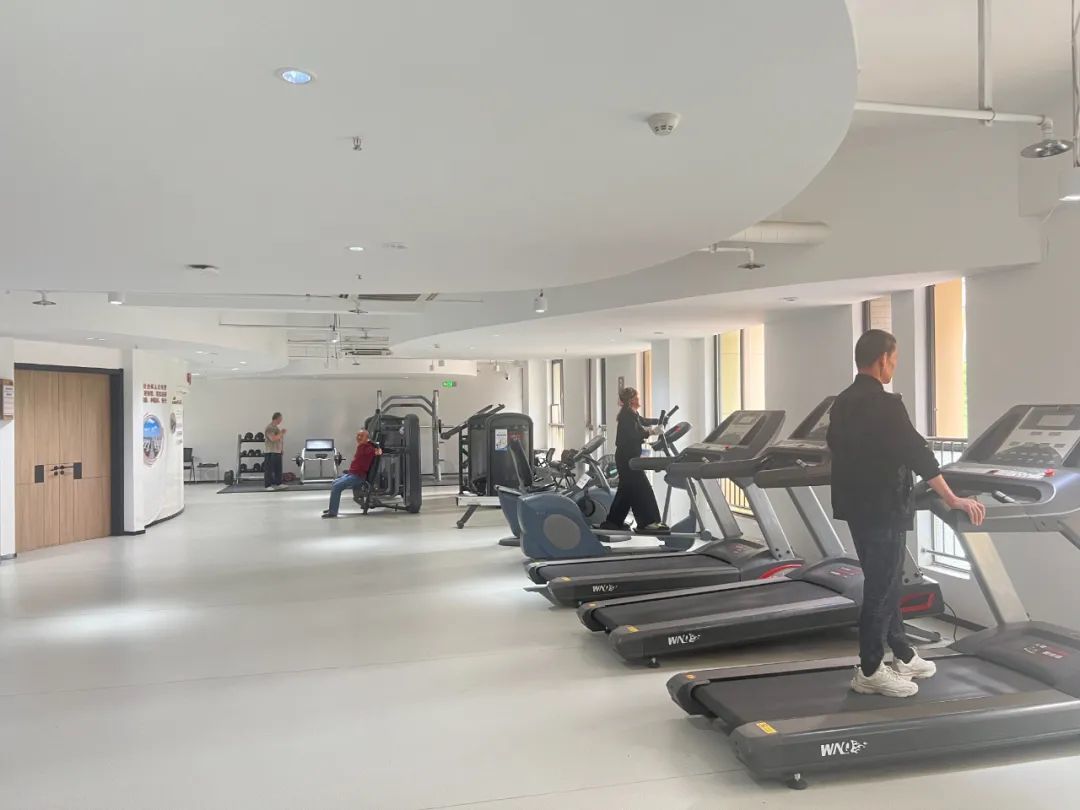 雨花台区明义社区百姓健身房。