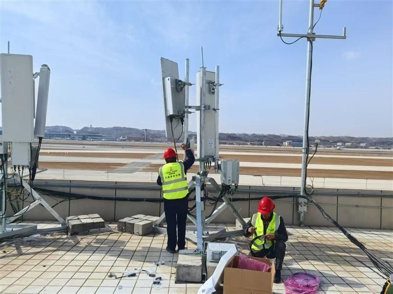 兰州铁塔施工现场