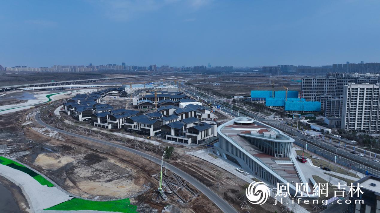 净月高新区文化创意产业园项目现场。