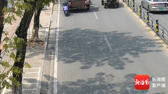 案例一事故现场。交警提供图片
