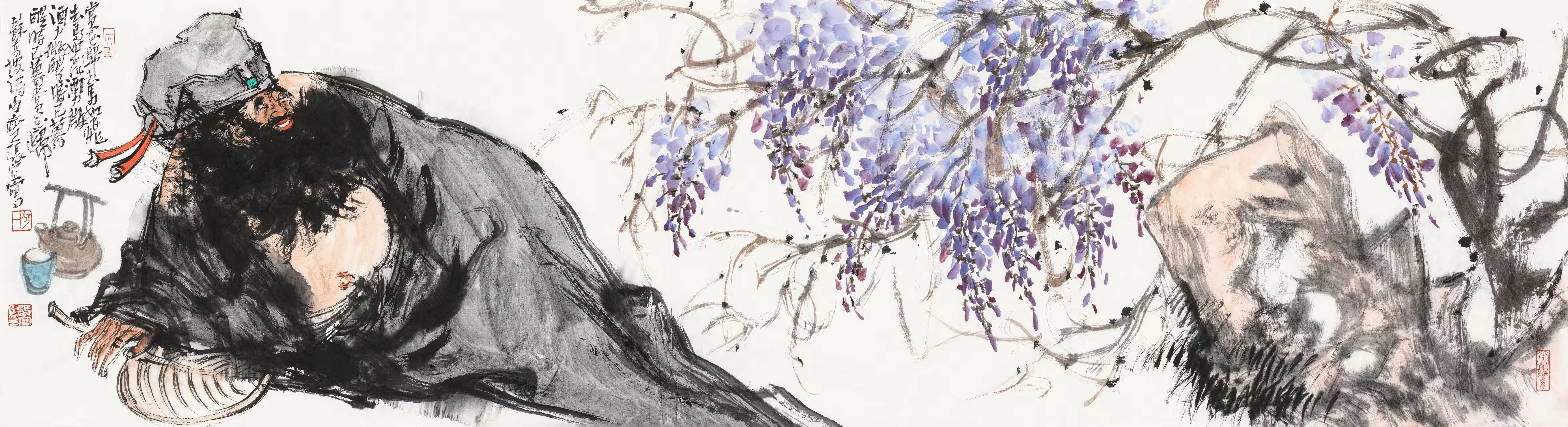 赏花归去马如飞49cm&times;180cm