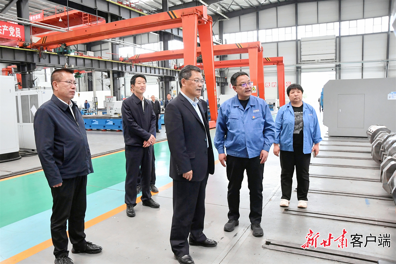 省委副书记、省长任振鹤日前在天水市调研。新甘肃&middot;甘肃日报记者　盛学卿