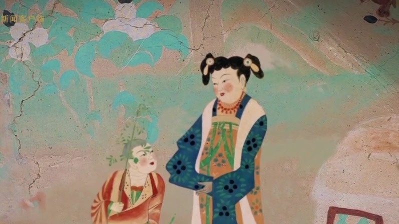 敦煌壁画带娃名场面“复活”　这份穿越千年的母爱AI了