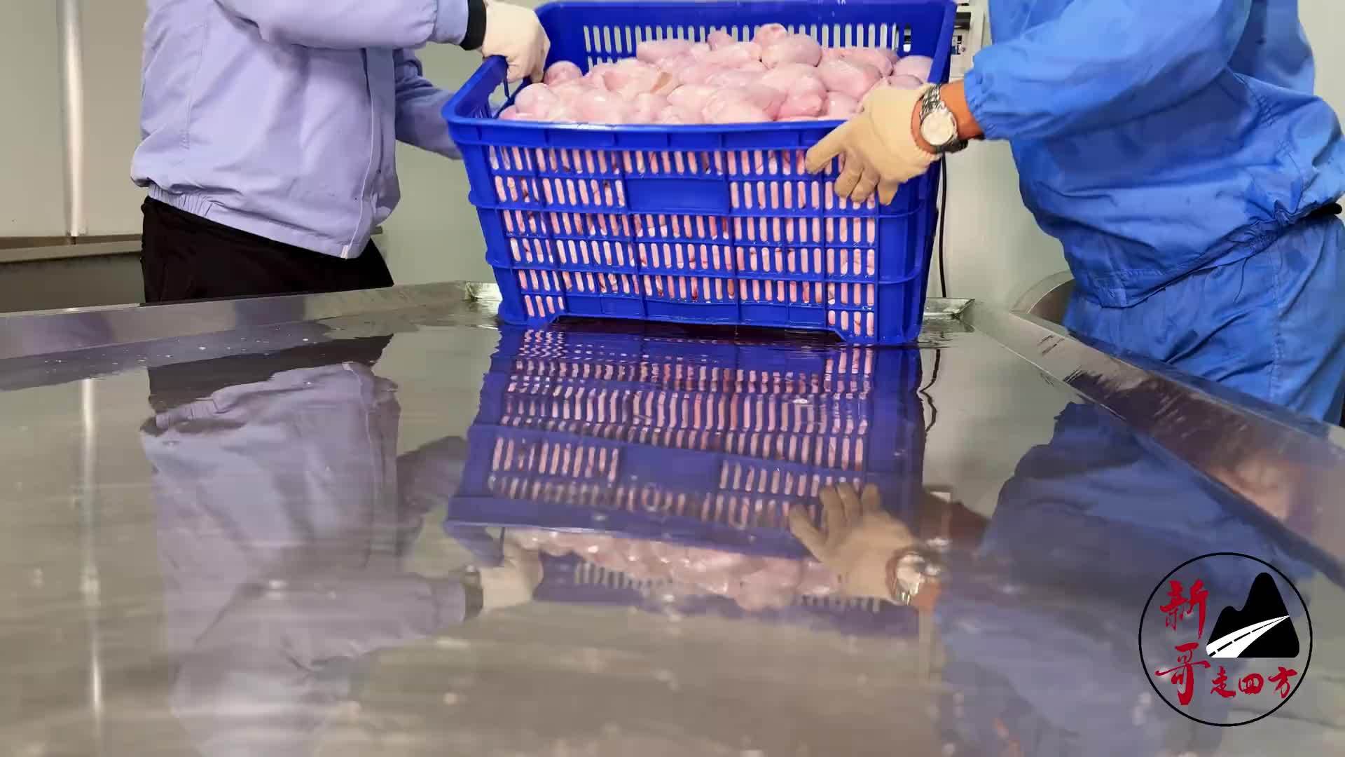 河南小伙卤猪宝、牛蹄老母鸡来增鲜，4斤猪蛋出1斤，日卤3吨货