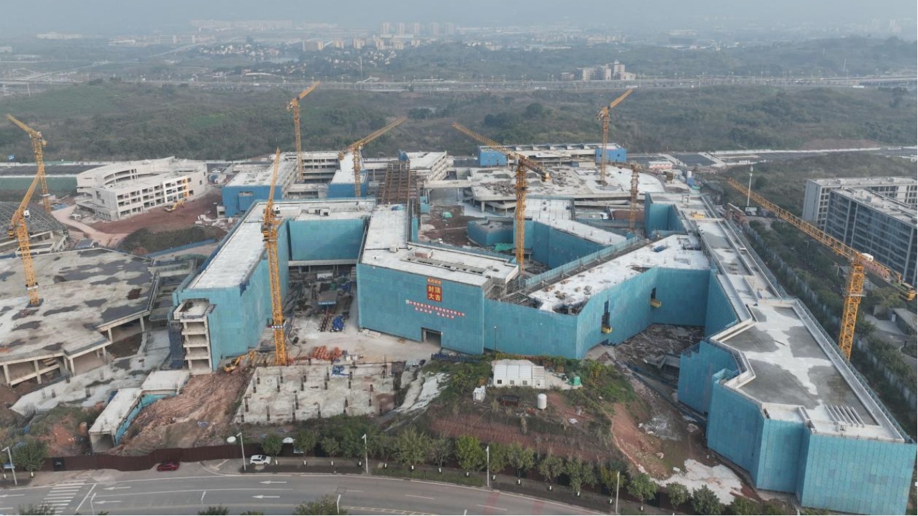 ▲华中师范大学重庆学校。(市发展改革委供图)