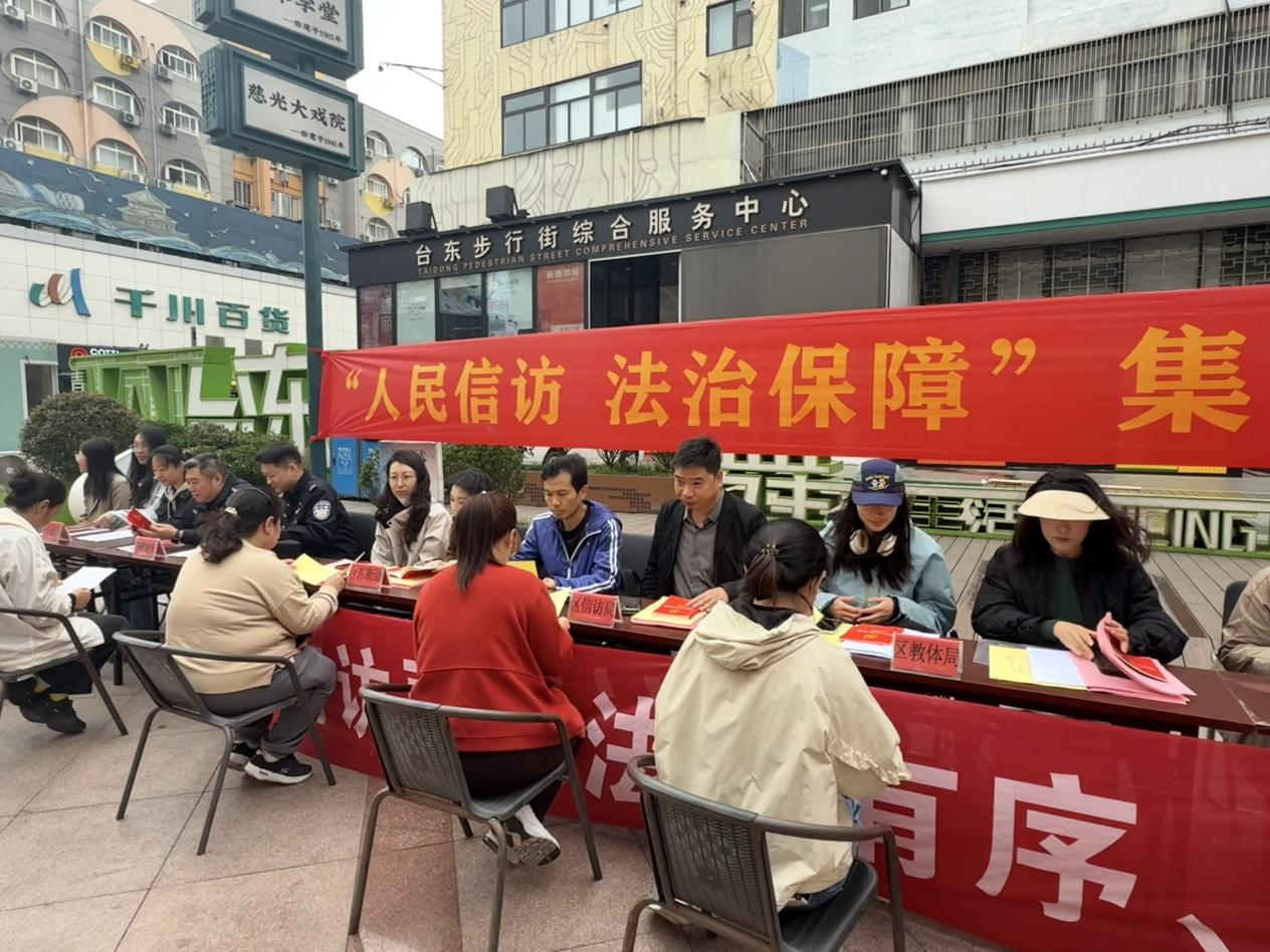台东街道携手多部门开展 《信访工作条例》主题宣传活动