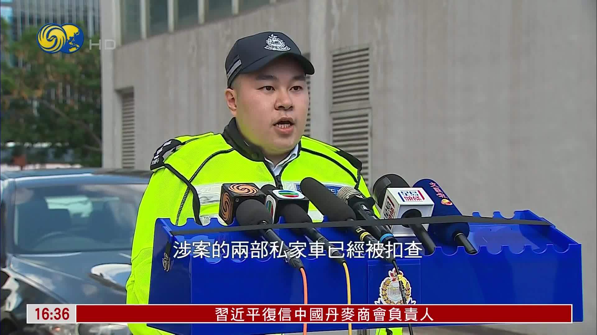 港警打击“黑车”载客取酬 拘2名男司机