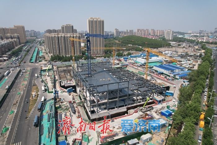 济南首家山姆会员商店建设迎来新进展，地上主体结构初具规模