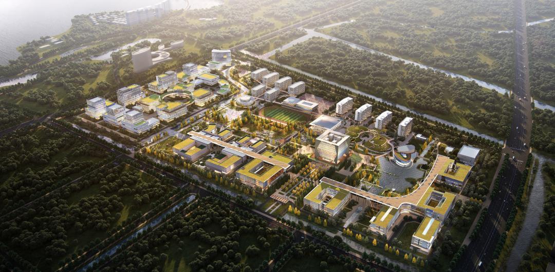 南医大常州校区鸟瞰图