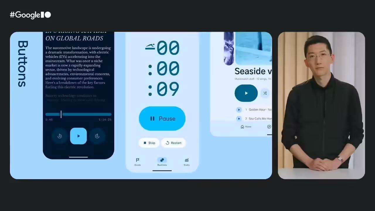 安卓16首秀:谷歌Material 3 Expressive设计前瞻,色彩更具表现力、风格更个性化