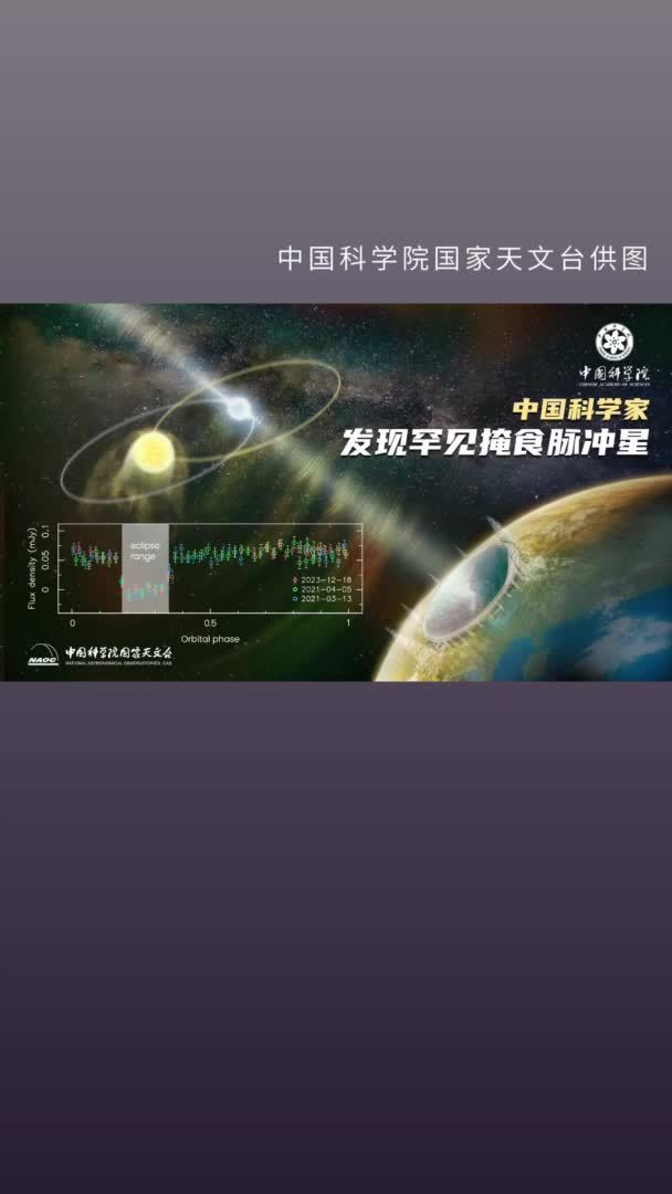 新华社消息｜“中国天眼”发现罕见掩食脉冲星
