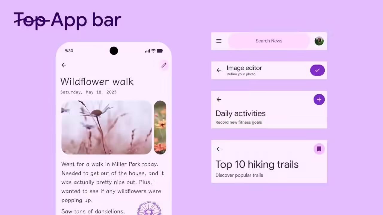 安卓16首秀:谷歌Material 3 Expressive设计前瞻,色彩更具表现力、风格更个性化