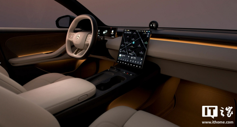 新款蔚来ET5T内饰曝光:改为横向中控屏、配抬头显示