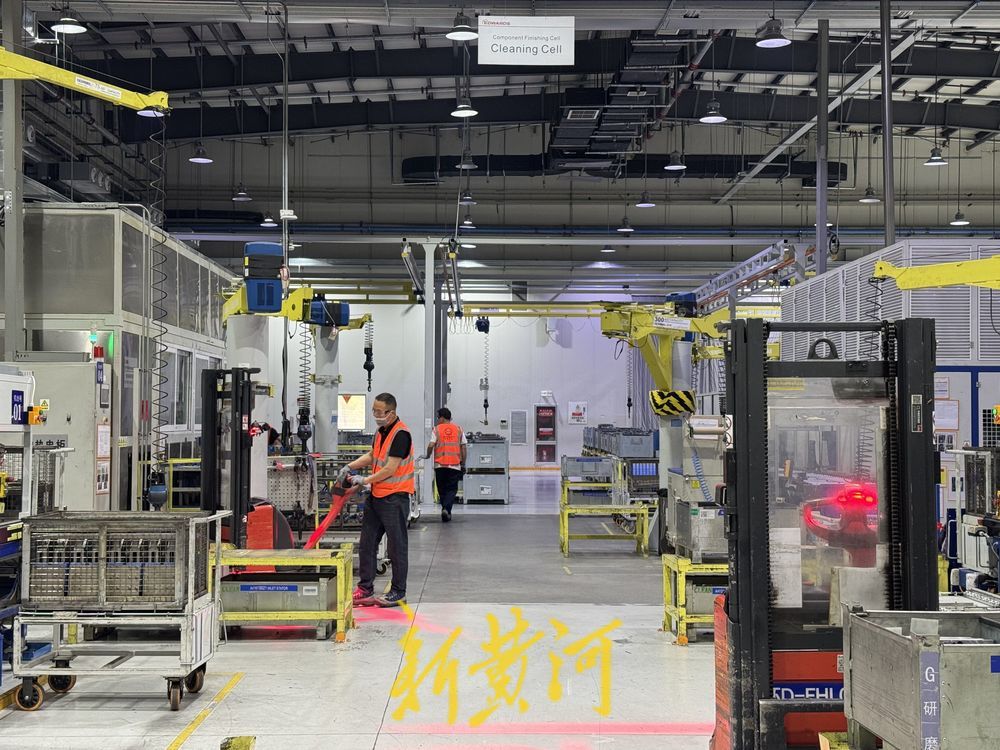 埃地沃兹真空泵制造(青岛)有限公司的工程车间