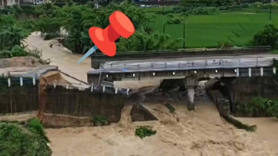 广东一座在建桥梁暴雨中垮塌，当地回应