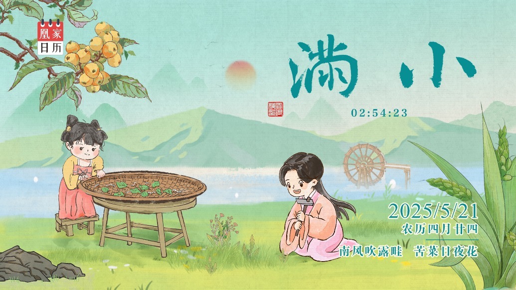 凰家日历丨南风吹露畦　苦菜日夜花