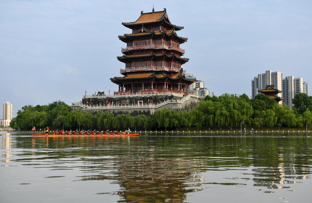 2025宜春中心城区龙舟赛蓄势待发（图）