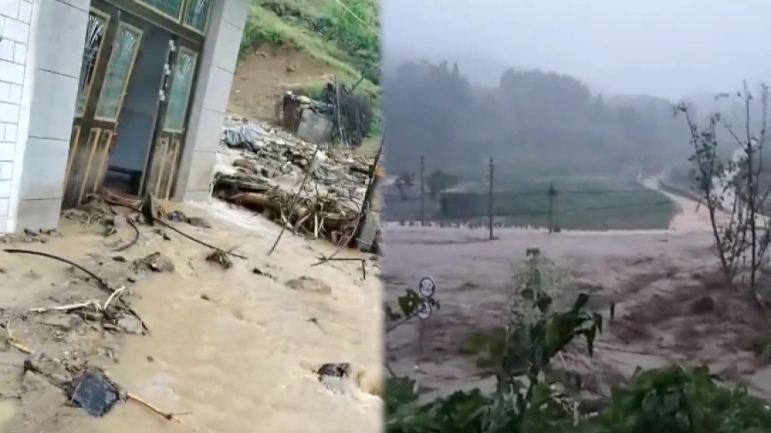 村民讲述贵州山体滑坡：突然传来一阵巨响，姐夫被埋姐姐跑出来了