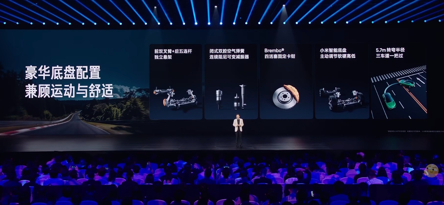 小米YU7亮相:标准版续航达835km,7月份正式上市