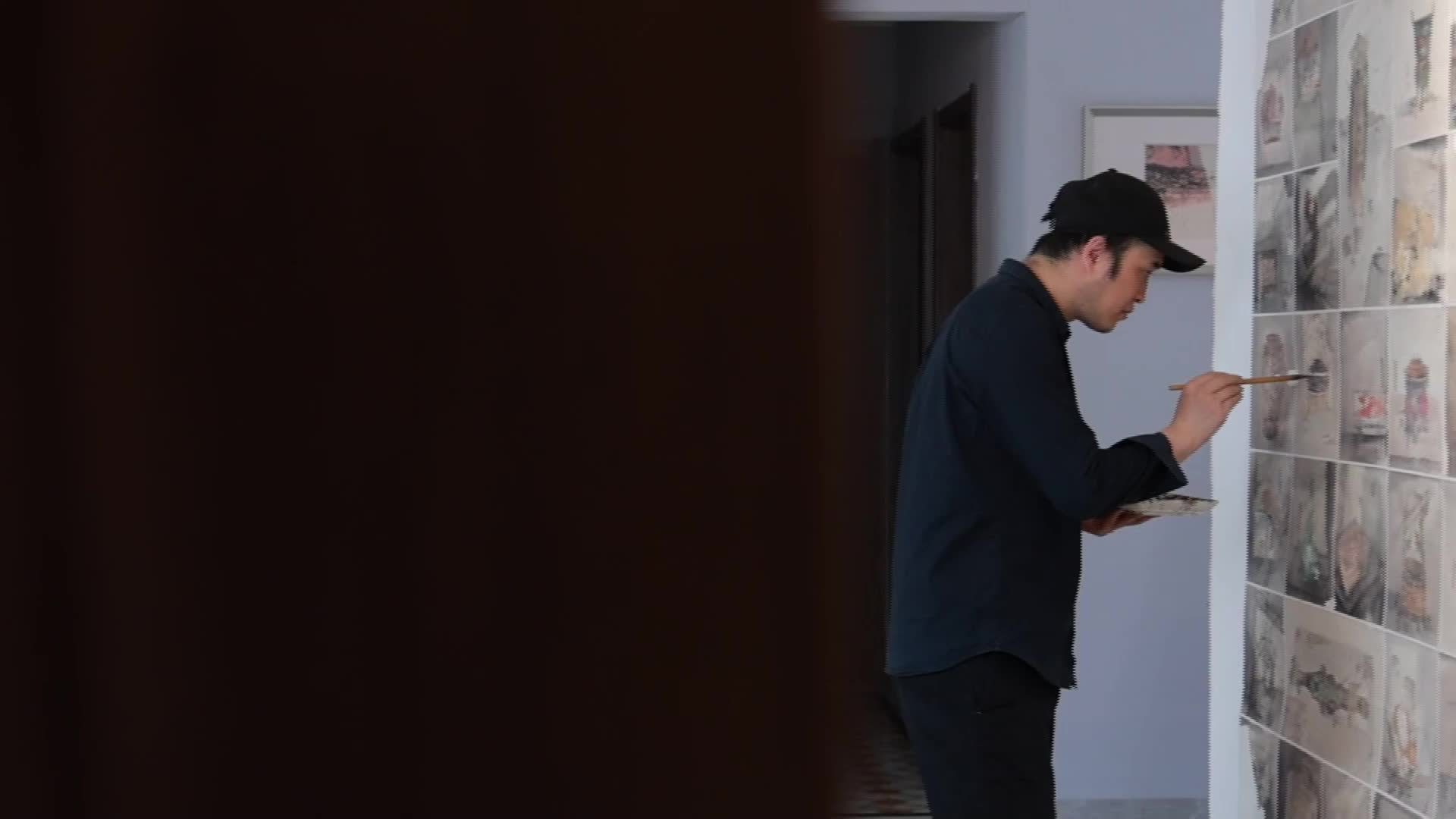 千城百县看中国｜湖南永州：青年画家以水墨丹青“迎归”海外文物