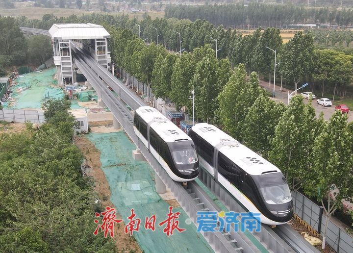 项目强省会｜济南低运量轨道交通高新东区环线项目已启动行车调试