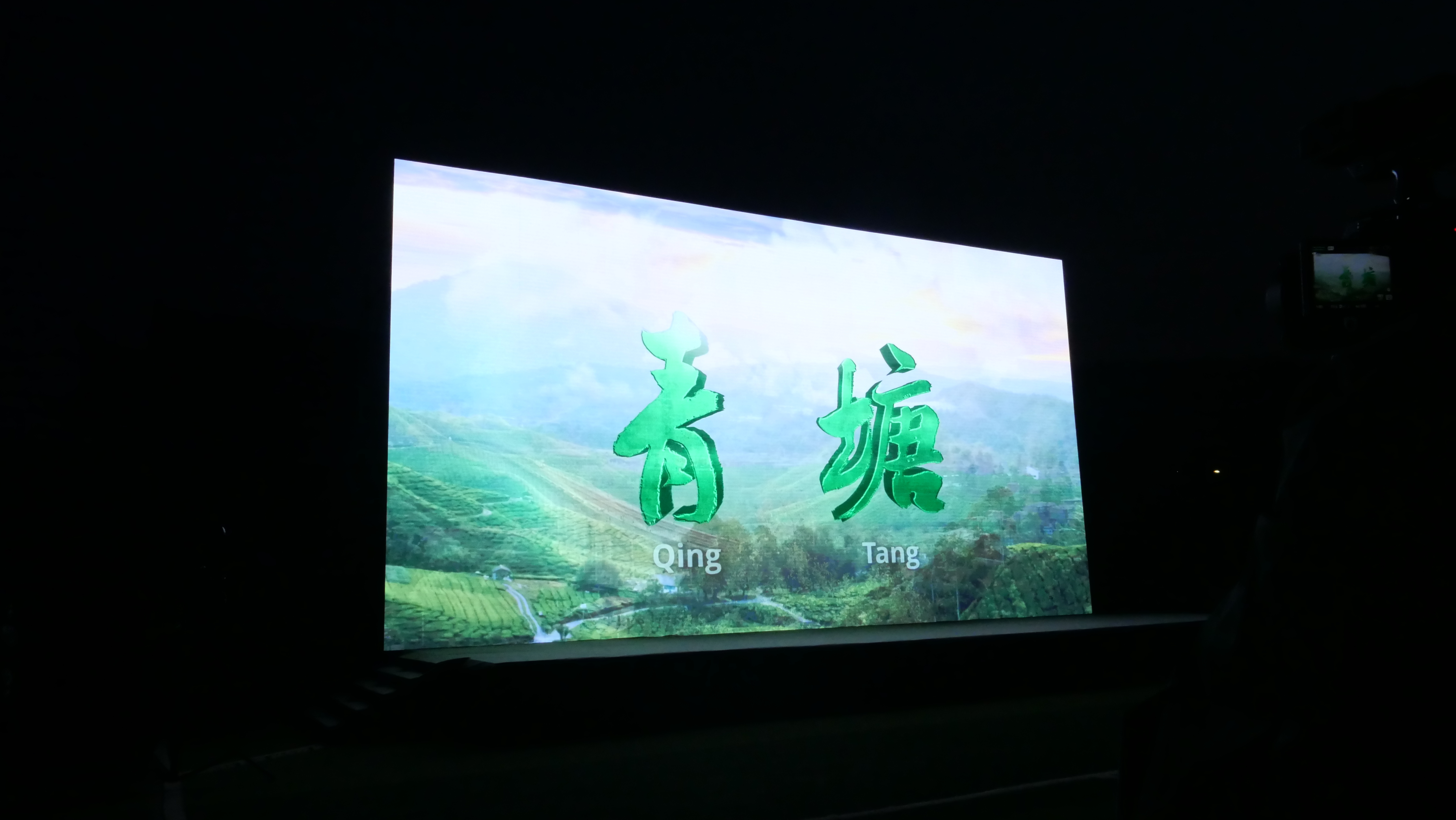 影片《青塘》放映现场。王鑫 摄