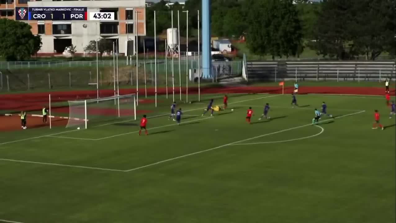 迷你罗决赛梅开二度，助葡萄牙U15战胜克罗地亚U15成功夺冠