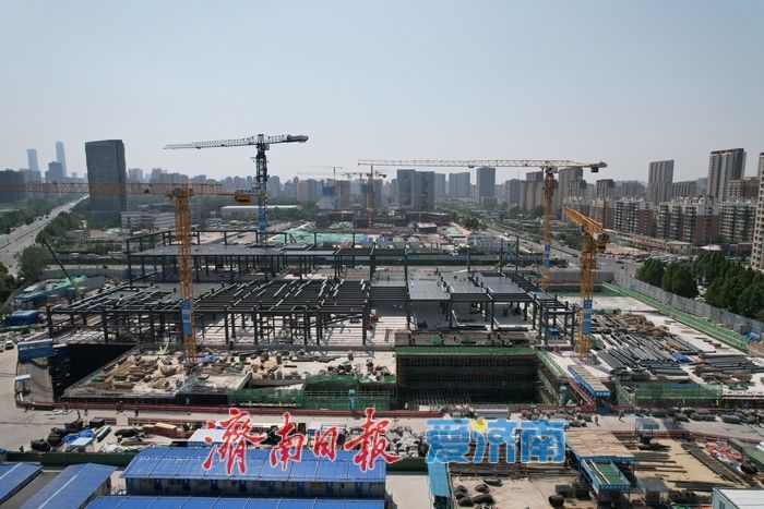 济南首家山姆会员商店建设迎来新进展，地上主体结构初具规模