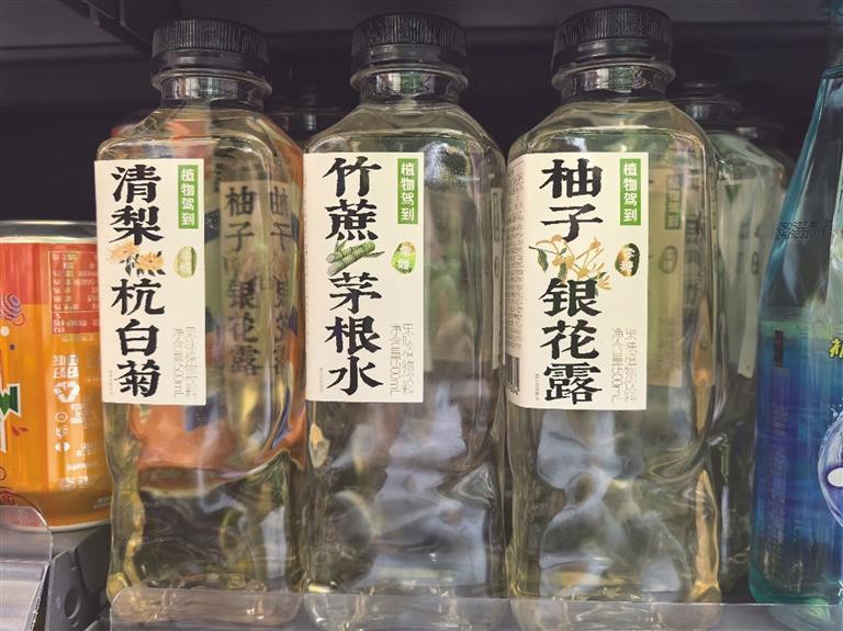 市场上热销的部分养生茶饮品