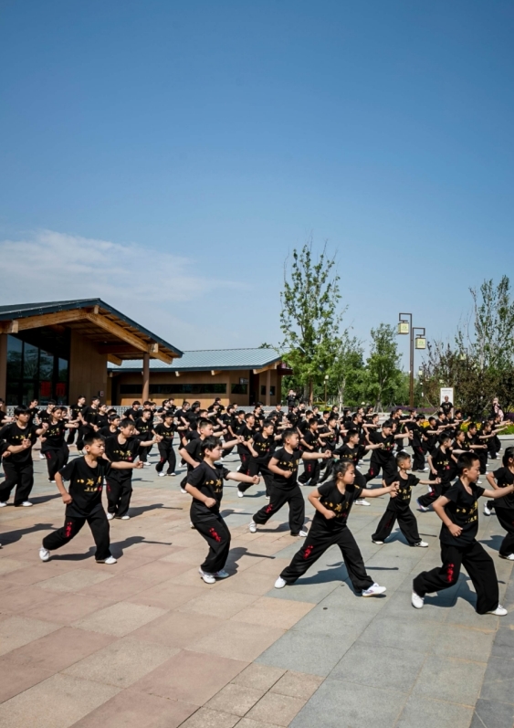 【组图】河北沧州：“武术”名片闪亮大运河景区