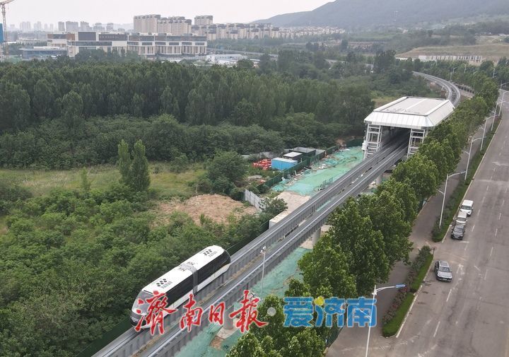 项目强省会｜济南低运量轨道交通高新东区环线项目已启动行车调试