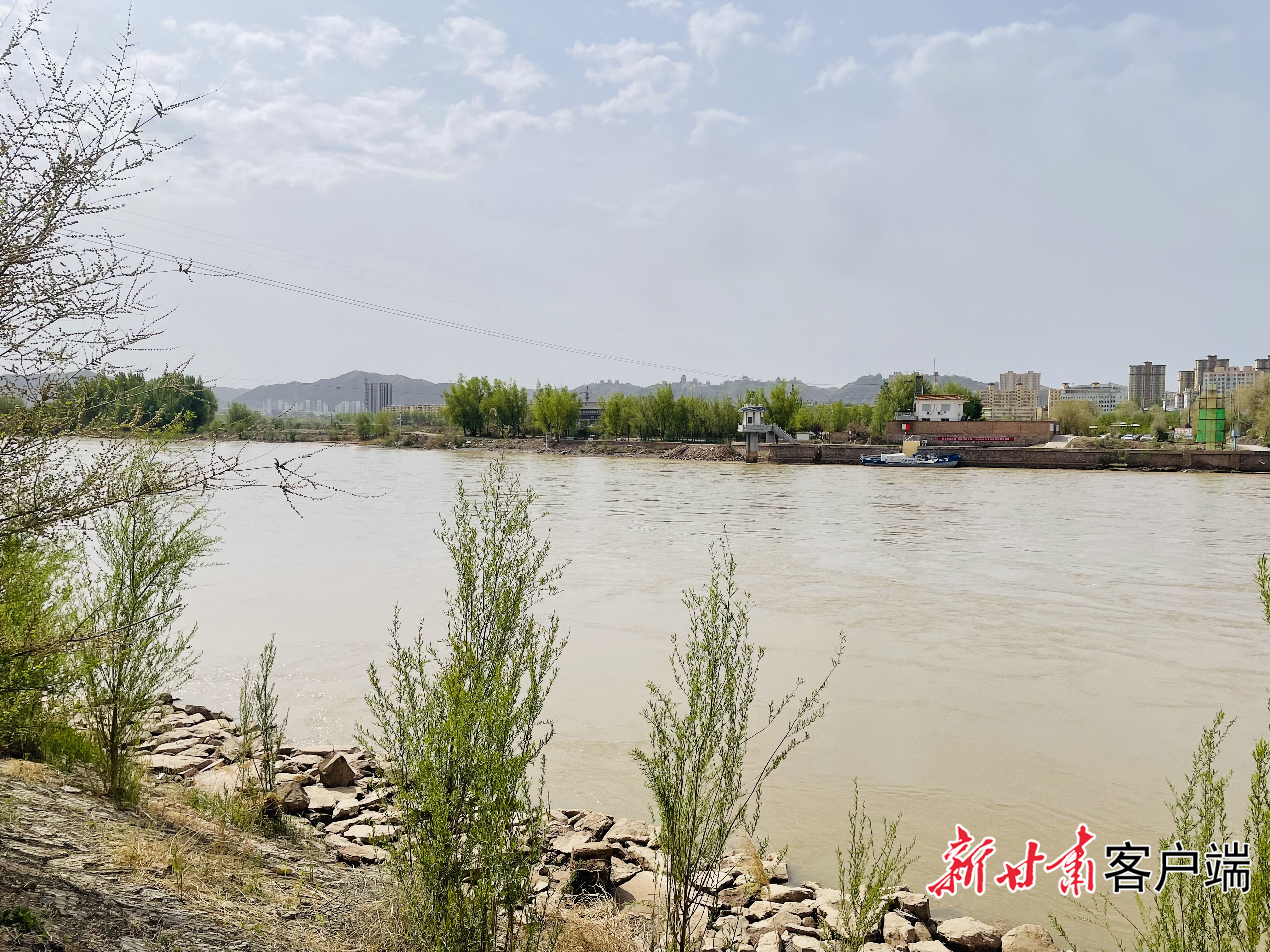 黄河白银市靖远县城段　新甘肃&middot;甘肃日报记者　张燕茹　摄