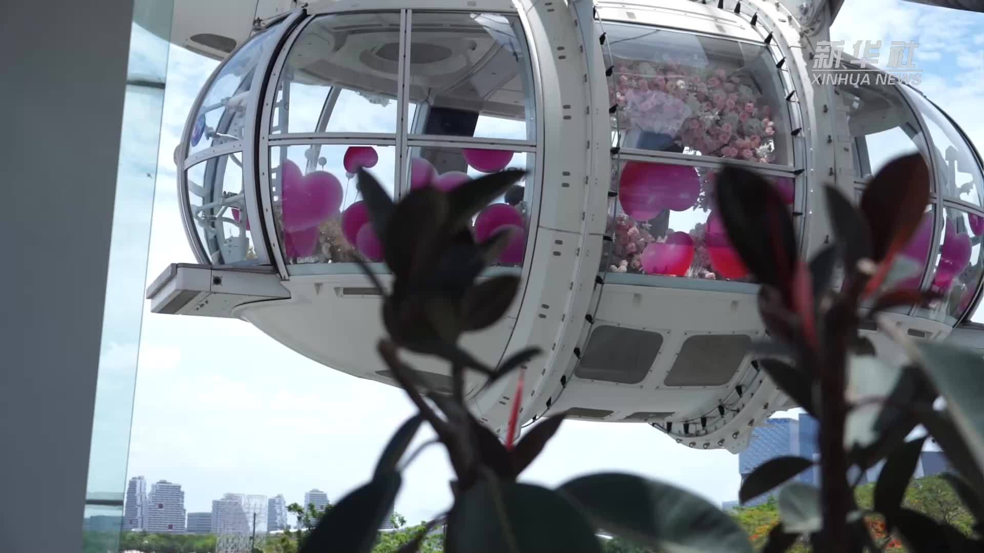 摩天轮上颁证 深圳首届“甜蜜月”浪漫启幕