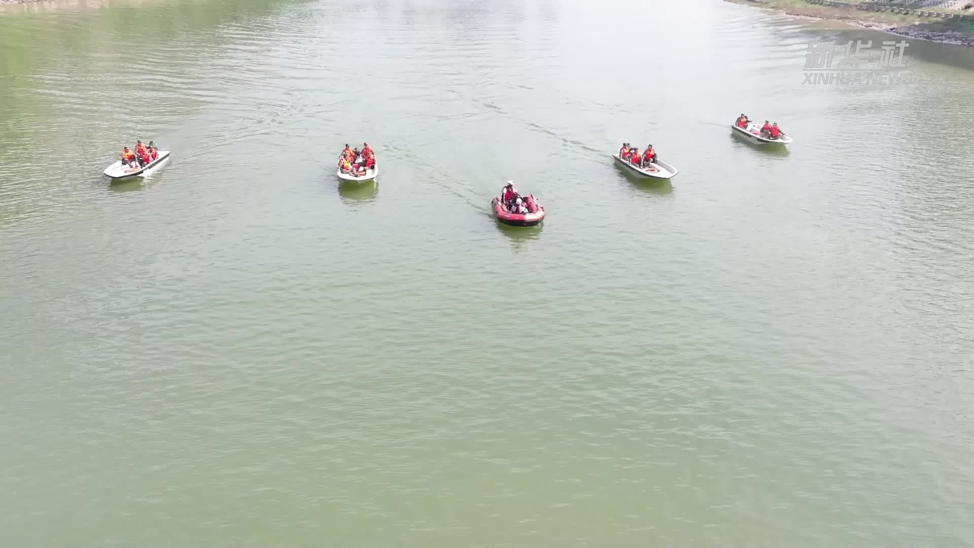 广西梧州：开展救援演练 锻造水上尖兵