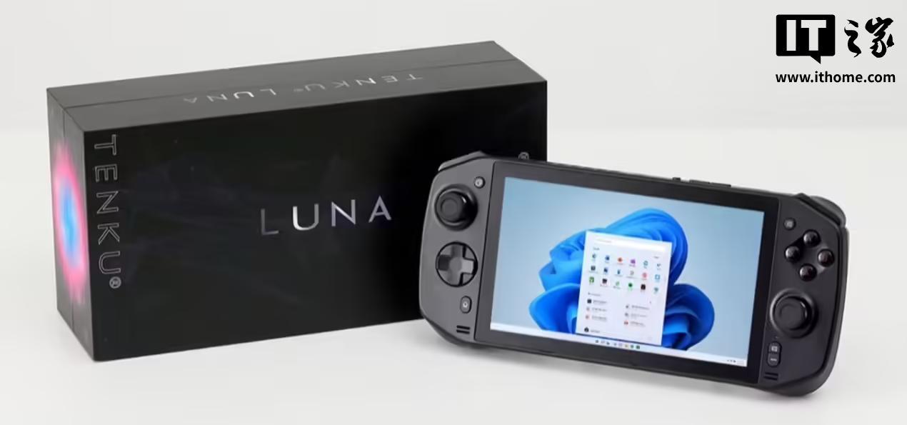 日本首款Windows游戏掌机Tenku Luna发布,7.98万日元起