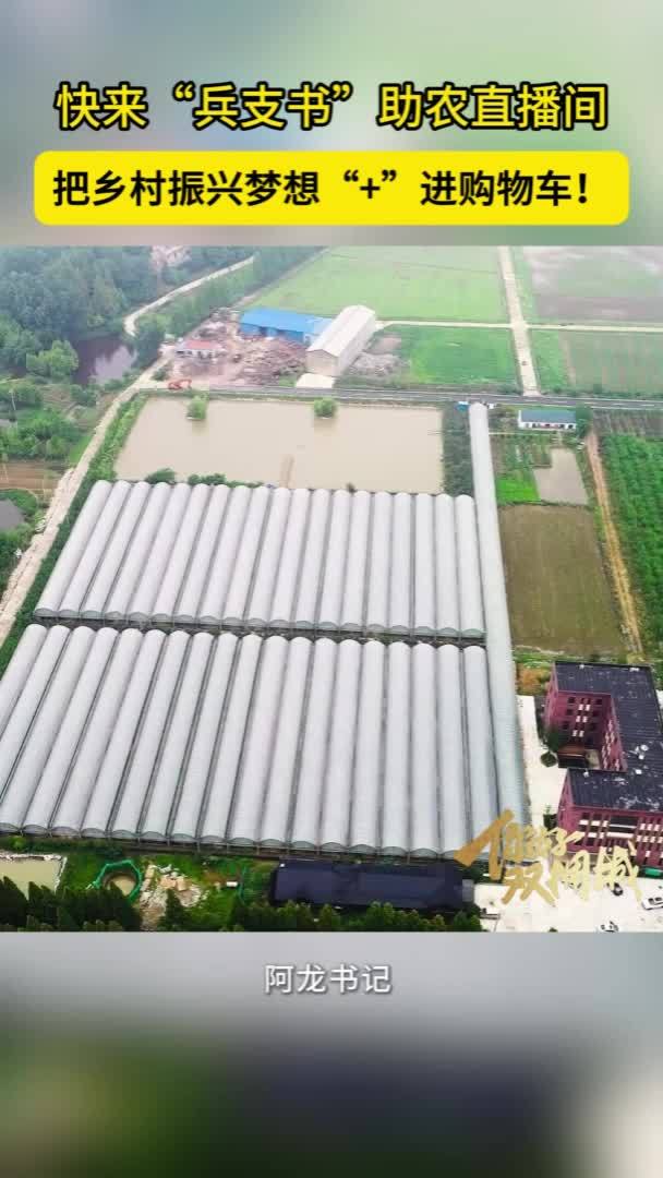 快来“兵支书”助农直播间 把乡村振兴梦想“+”进购物车