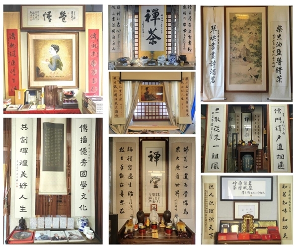 黄建璋与老友姚容宾：茶香叙旧谊，国学话传承