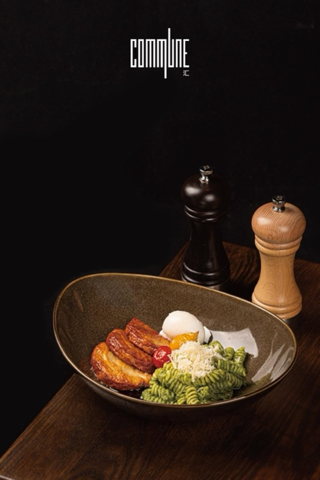 传统西西里肉酱意面配番茄汁肉丸