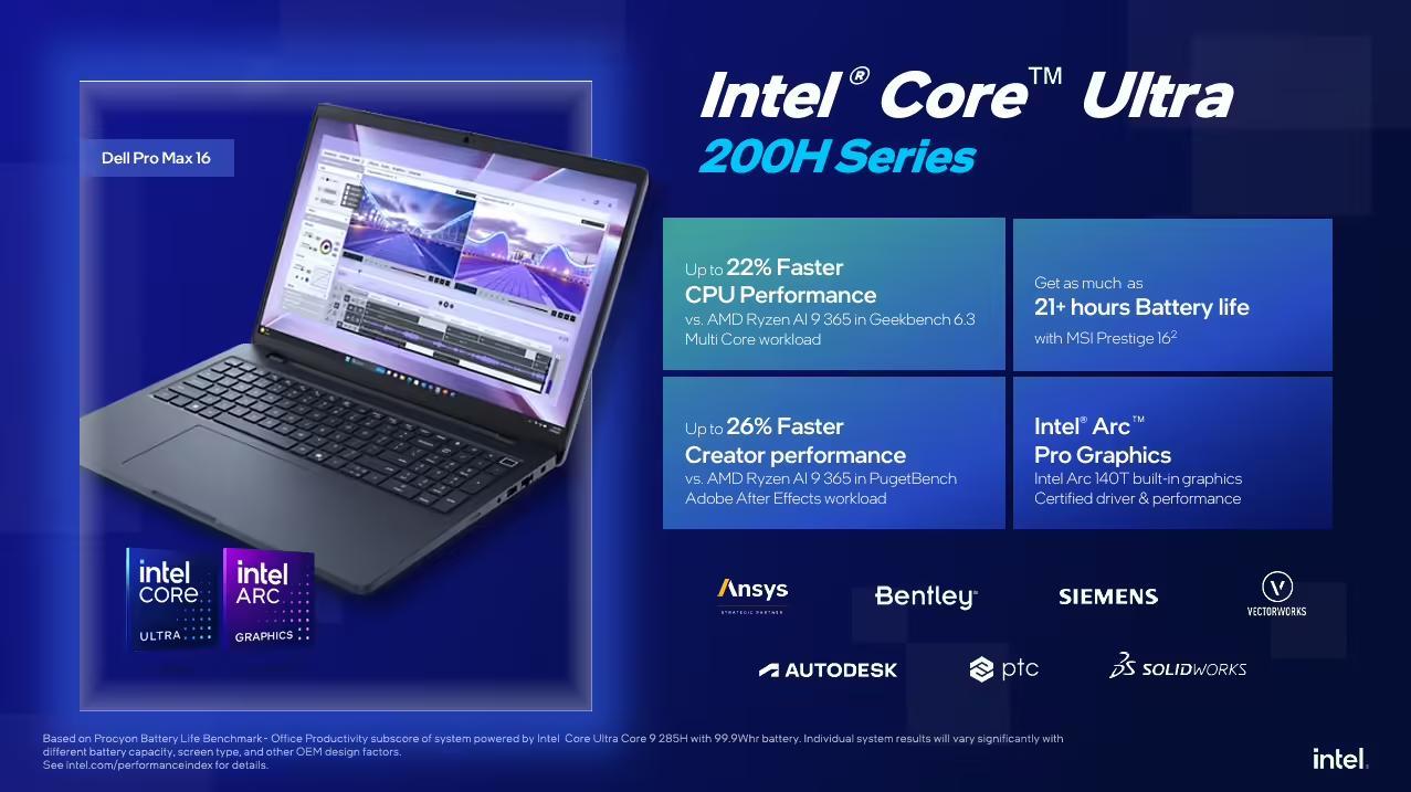 英特尔发布面向消费级市场的工作站型酷睿Ultra 200处理器及配套方案