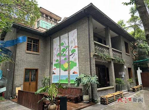 旧改后的肖家巷民国建筑。