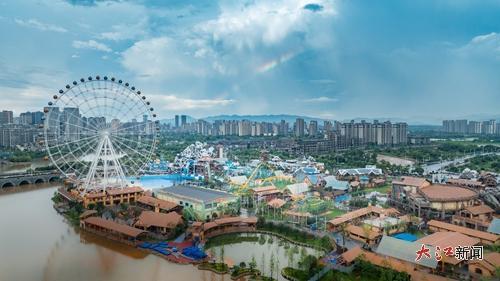 吉安欢乐世界航拍