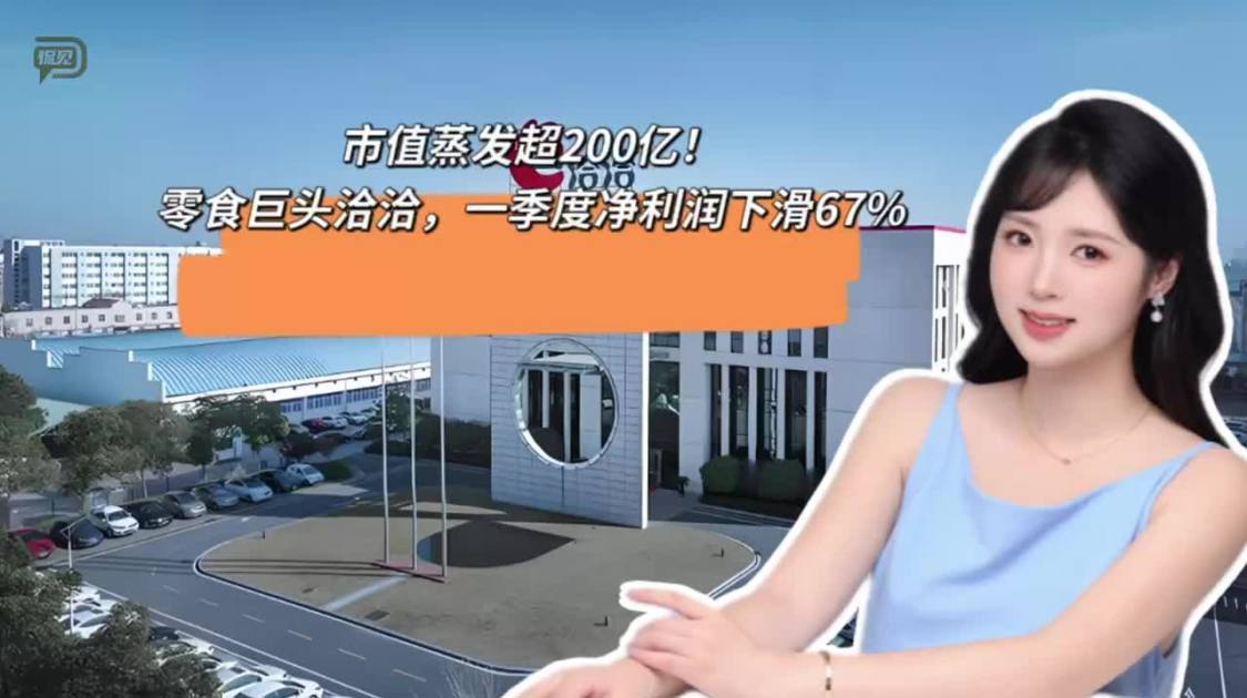 市值蒸发超200亿，零食巨头洽洽一季度净利润下滑67%