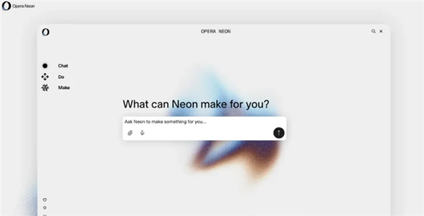 Opera发布AI浏览器Opera Neon：可写代码 创建网站
