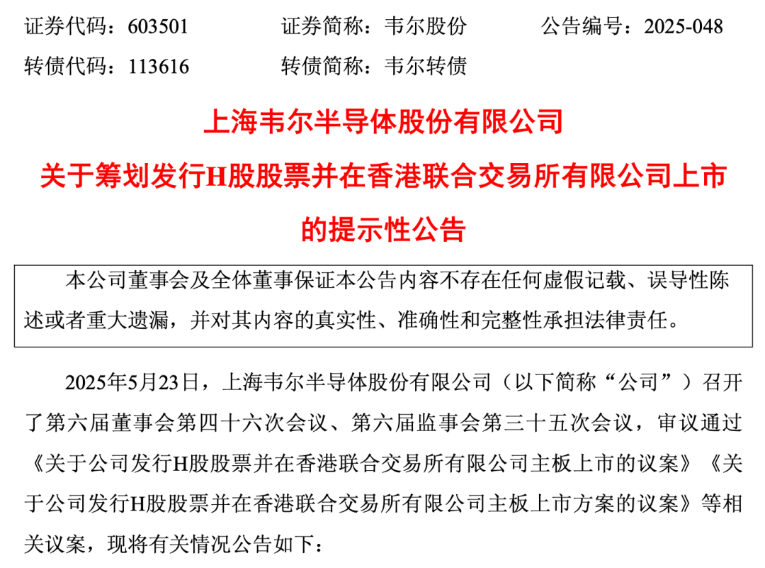 1600亿半导体巨头,拟赴港上市