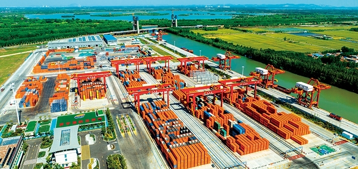 （济宁龙拱港一角 图源济宁市人民政府官网）